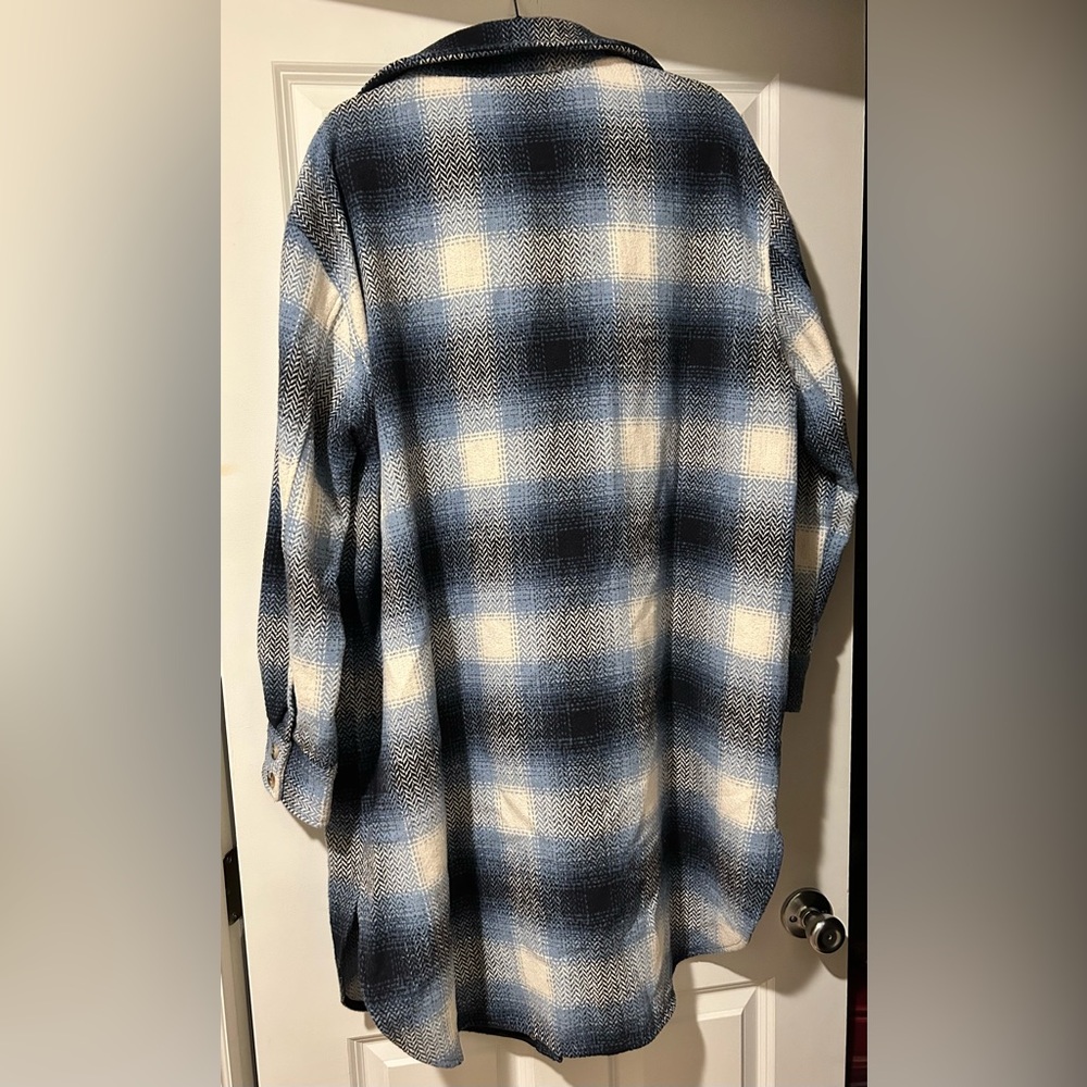 NWOT Sweet Lovely by Jen Outdoor Nights Coat Blue - Picture 5 of 12